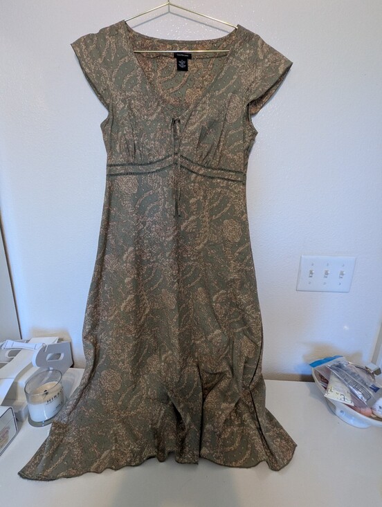 Calvin Klein Dresses & Skirts - Vintage Y2K 90's Whimsy Floral Cotton Calvin Klein Cottage Core Dress